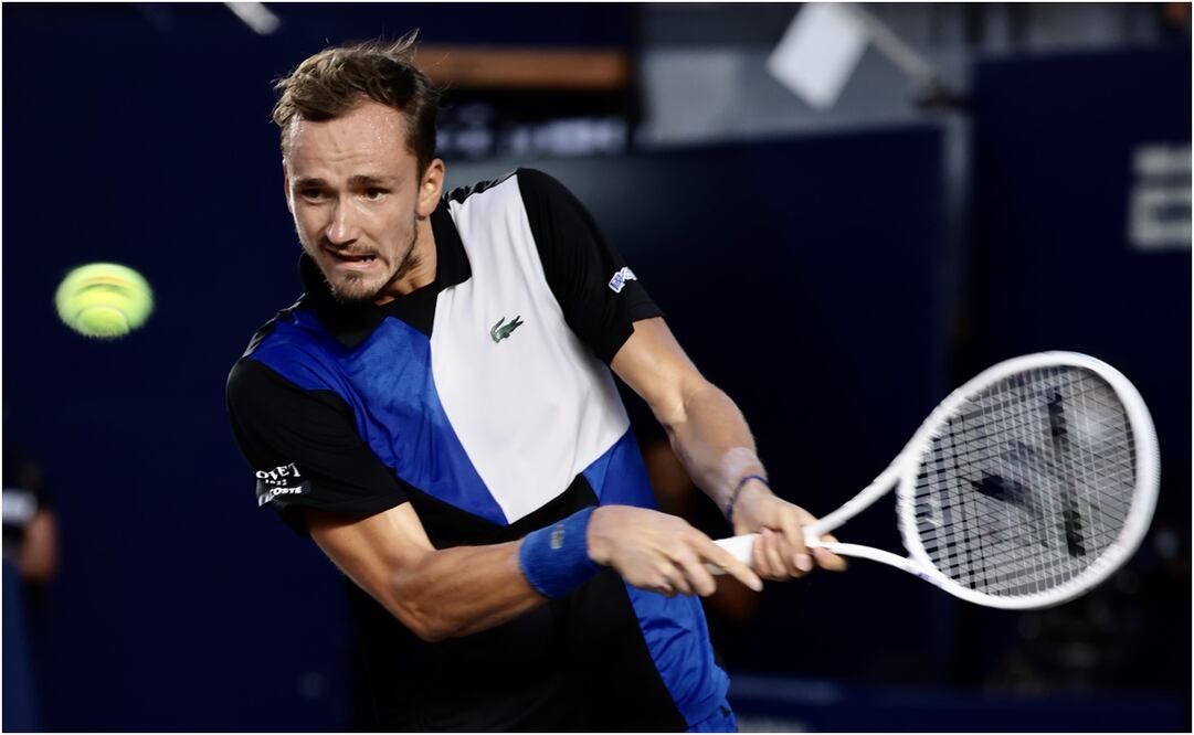 Daniil Medvedev sufre y se enoja, pero avanza a la final del Abierto de Los Cabos  / FOTO: CORTESÍA