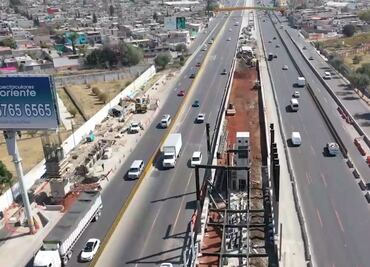 Se esperan cortes a la circulación en la México-Puebla por trabajos del Trolebús este 15 y 16 de septiembre