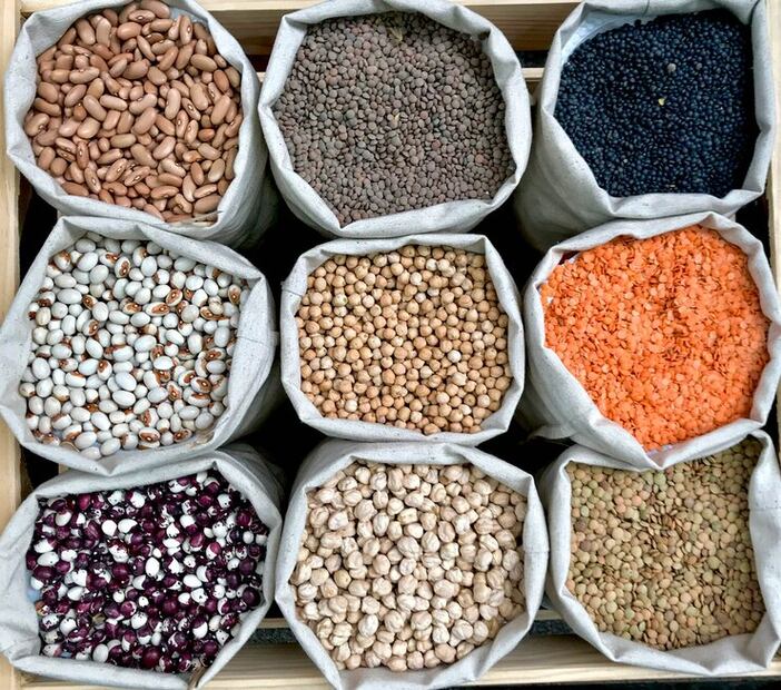Legumbres y nutrientes. Fuente: Freepik