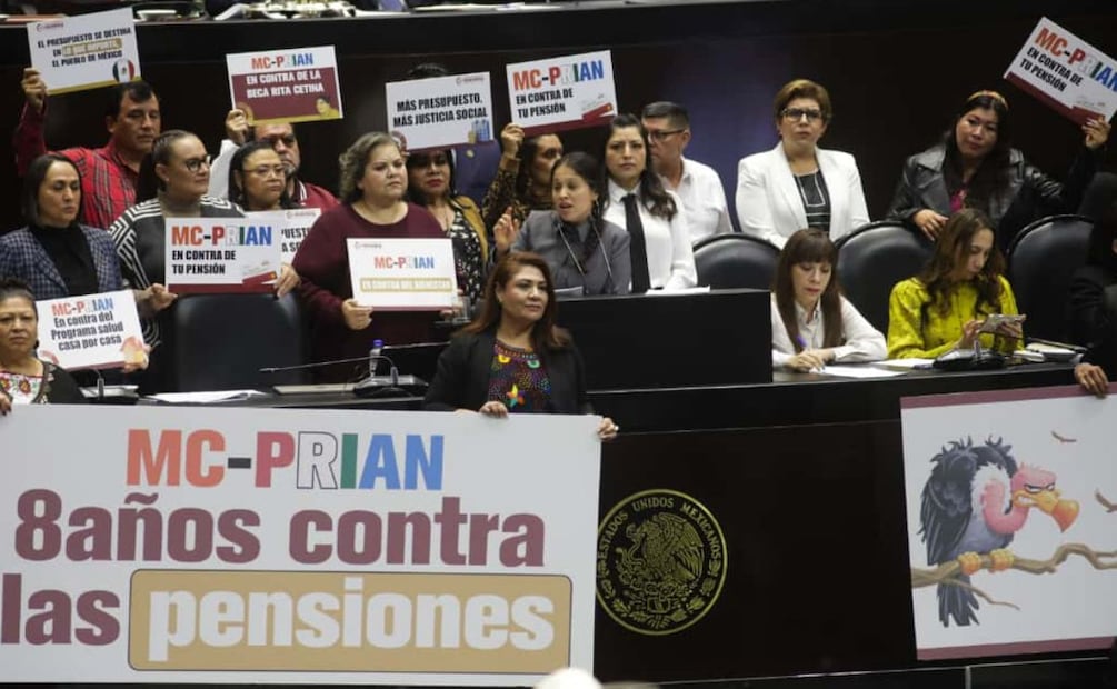 Sesión en la Cámara de Diputados de San Lázaro donde se presentan las reservas del Presupuesto de Egresos de la Federación (PEF) 2026. FOTO: CARLOS MEJIA/EL UNIVERSAL