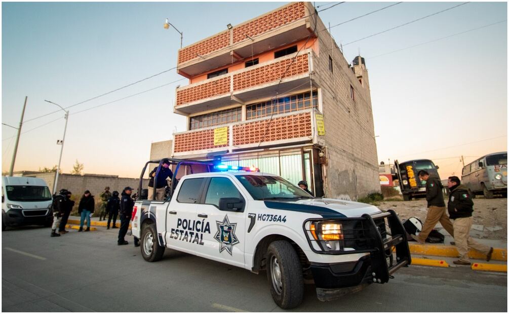Este 3 de diciembre, rescatan a 22 migrantes víctimas de explotación laboral en Tizayuca, Hidalgo. Foto: Especial