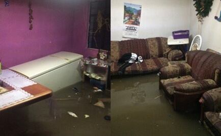 Reportan al menos 315 casas inundadas por lluvias en Cuautitlán Izcalli y Tlalnepantla