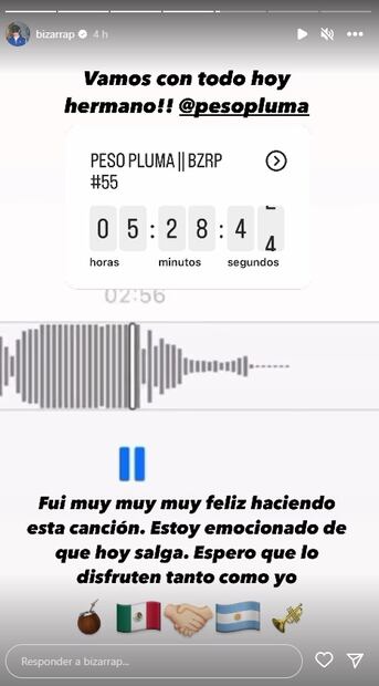 Historia Bizarrap y Peso Pluma