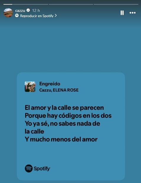 La  cantante argentina Cazzu comparte este mensaje tras polémica entrevista de su exesposo Christian Nodal...¿será indirecta para él?