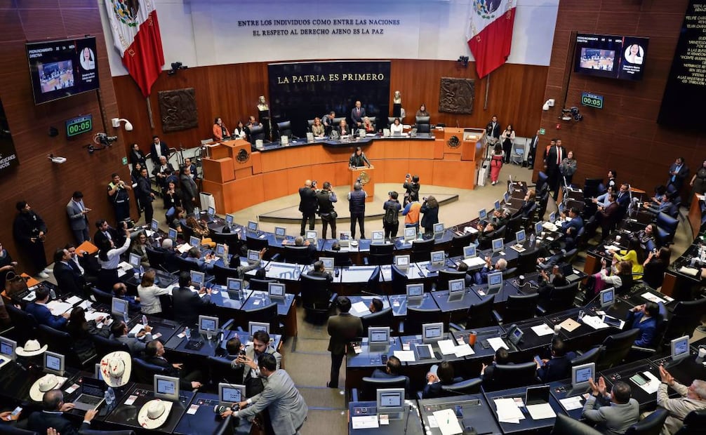 Senado de la República. Foto: Archivo EL UNIVERSAL
