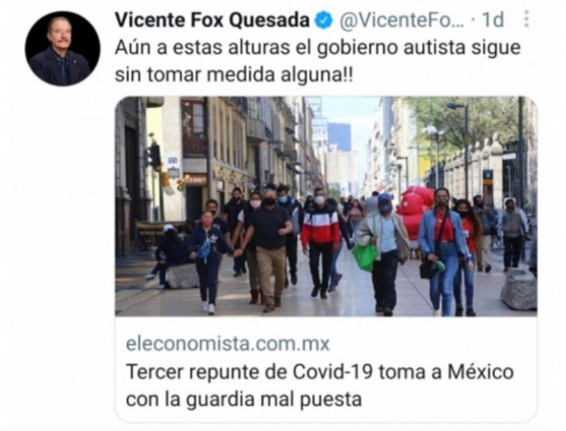 Jimena Pérez "La Choco" arremete contra Vicente Fox: "si no sabe que no opine"