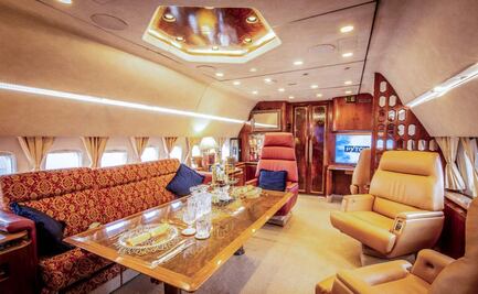 Jacuzzi, cama king size y sauna: el jet privado que pudo haber sido de Pablo Escobar y ahora es un Airbnb en Reino Unido