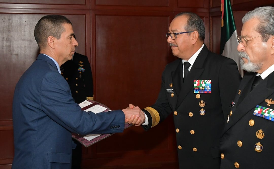 José Ramón Rivera Parga rinde protesta como nuevo director del AICM. Foto: @@AICM_mx