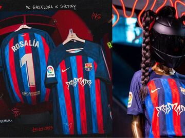 Barcelona lanza jersey especial de Rosalía y su “Motomami” para el Clásico Español