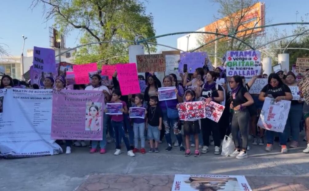 Marcha del 8M en Reynosa, Tamaulipas (08/03/2025). Foto: Especial