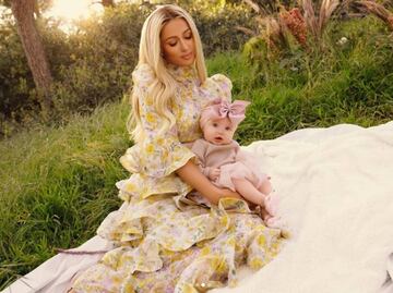 Paris Hilton muestra por primera vez a su hija London Marilyn