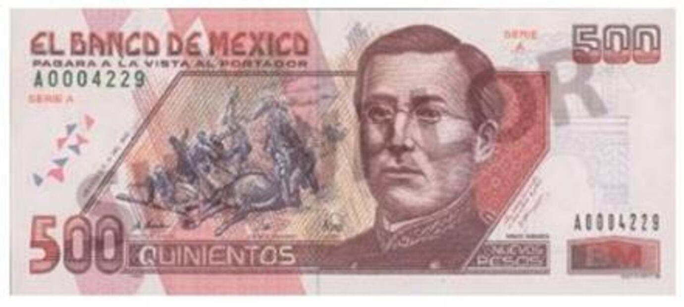 La evolución del billete de 500 pesos en México