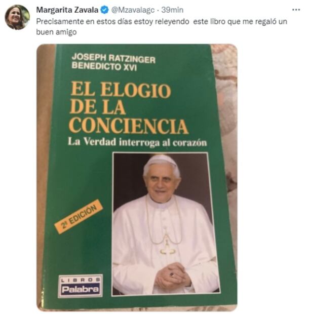 "Aprendí a quererlo": Felipe Calderón y Margarita Zavala lamentan la muerte de Benedicto XVI 