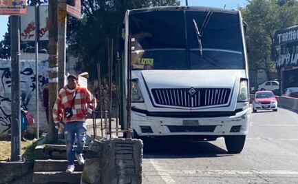 Siguen quejas contra ruta 70 de transporte público en Tlalpan; “aunque pedimos que le bajen, a ellos les vale”, dicen usuarios