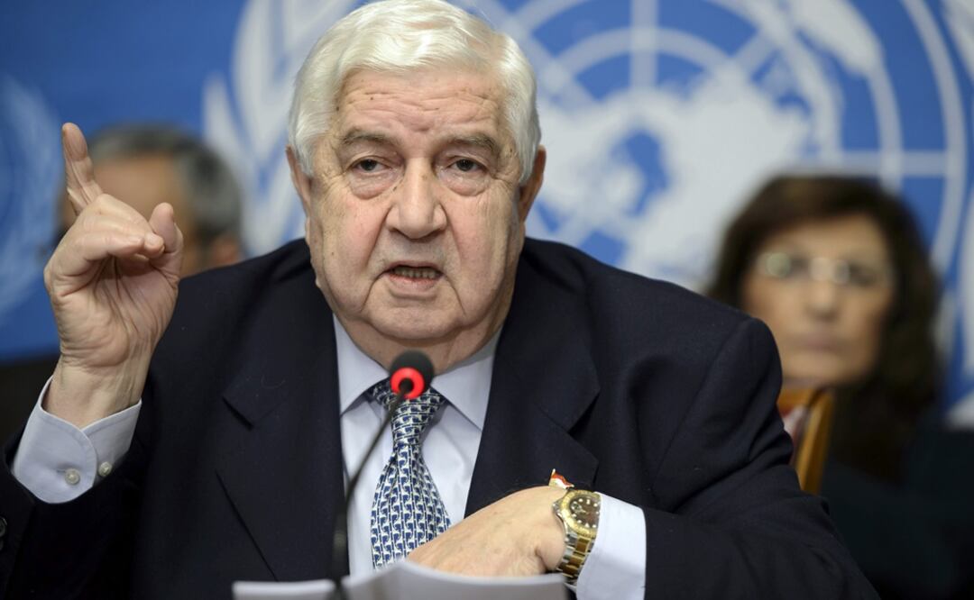 Walid al Mualem, Ministro sirio de Asuntos Exteriores. (Foto: EFE)