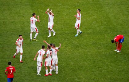 El gol con el que Serbia derrotó a Costa Rica