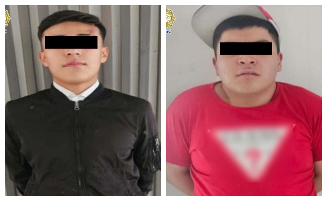 Detienen a dos hombres en Iztapalapa con subametralladora y marihuana. Foto: Especial