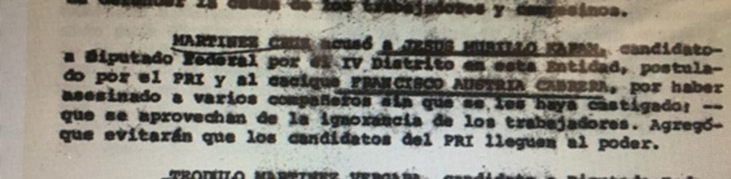 Murillo Karam enfrentó acusaciones de asesinato y represión desde los 70 y 80, según reportes de la DFS