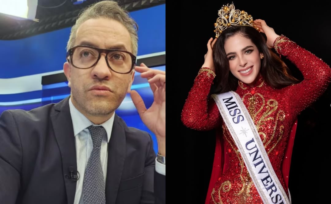 Chumel Torres se burló de la publicación de Pemex, deslindándose del certamen de belleza. Foto: Instagram @fatimaboschfdz y Archivo EL UNIVERSAL