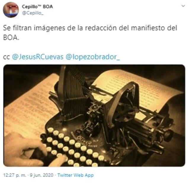 El "BOA", denunciado por AMLO, genera memes en la red