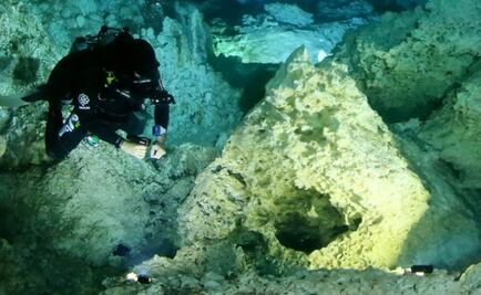 Mexican archeologists find ancient bonfires inside cenote in Quintana Roo