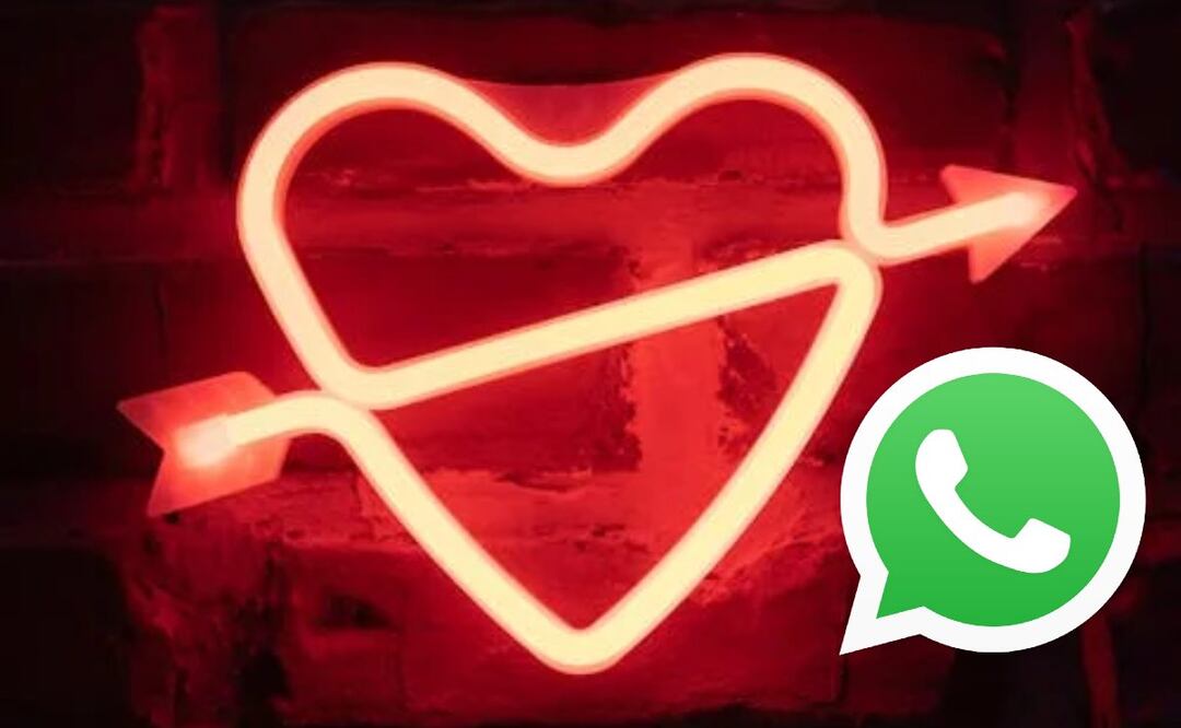 Modo San Valentín en WhatsApp. Imagen: especial