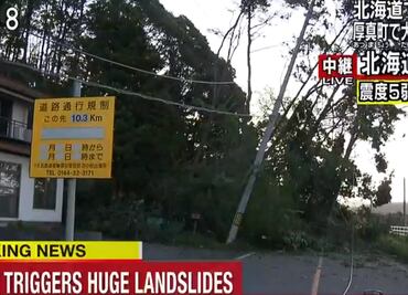 Reportan colapso de edificios tras sismo de 6.7 grados en Japón