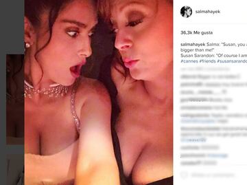 La actriz que derrotó al escote de Salma Hayek