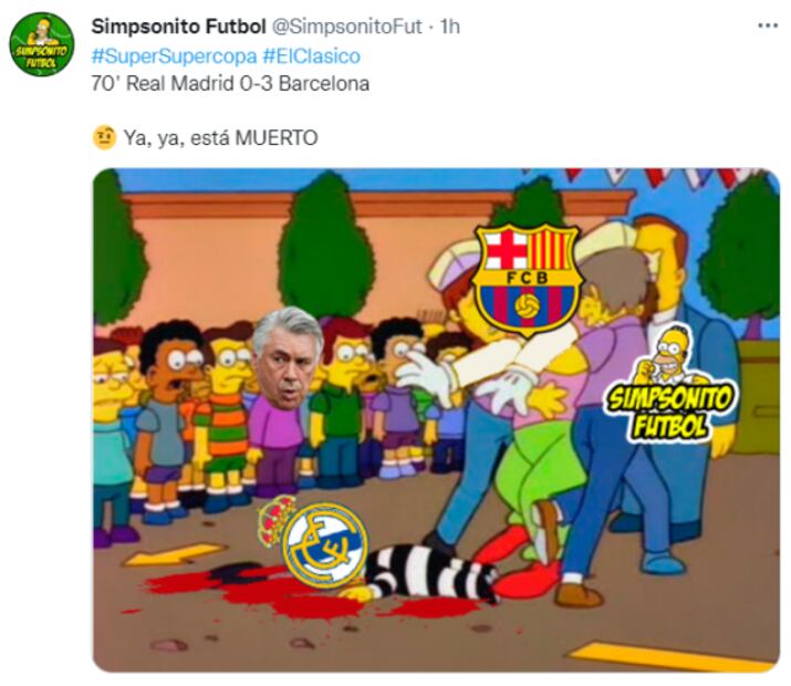 Real Madrid es víctima de los memes por la goleada que sufrió del Barcelona