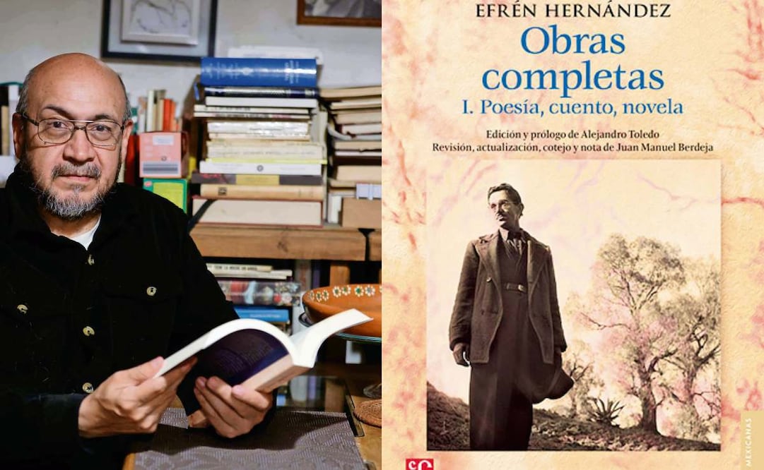 Alejandro Toledo hizo una edición de las obras de Efrén Hernández en 2007; ahora rescata un valioso cuento inédito y ahonda en otros materiales extraviados para que el legado del escritor sea redescubierto. Fotos: Diego Simón Sánchez / EL UNIVERSAL y FCE