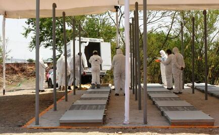 Suman 22 cuerpos exhumados en Tetelcingo