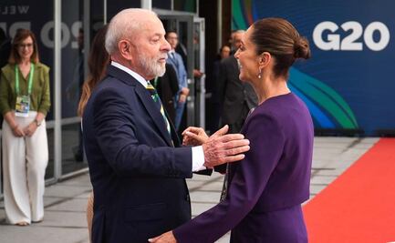Sheinbaum llega a la Cumbre G20 en Río de Janeiro; es recibida por Lula da Silva