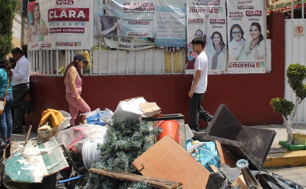 Autoridades recorren zonas afectadas por lluvias (04/06/2025). Foto: Especial