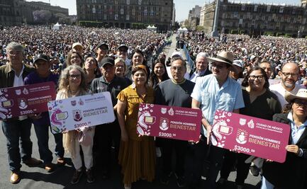 Clara Brugada pide a los hombres ser aliados en la lucha contra la violencia hacia las mujeres; entrega apoyos de la Pensión Hombres Bienestar
