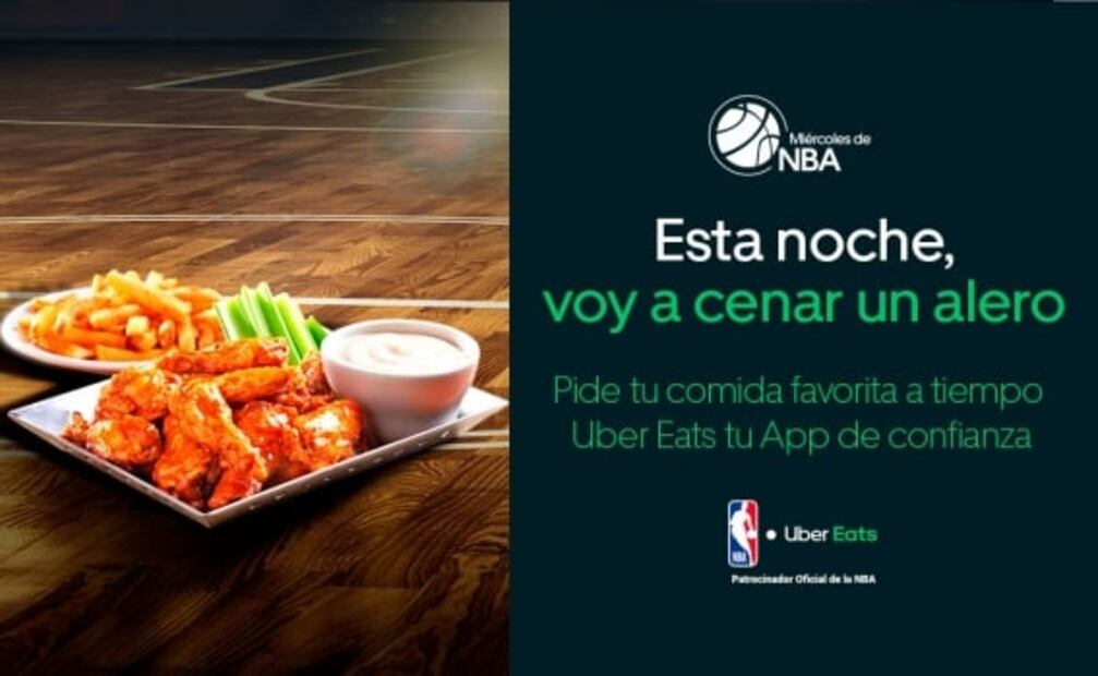 Uber Eats lanza descuentos para disfrutar la NBA