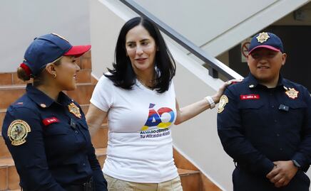 Reconoce Lía Limón labor de 2 policías tras haber salvado a bebé de 8 meses