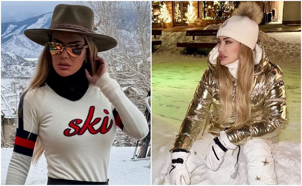 Ninel Conde presumió en redes su perfil en sus vacaciones invernales.