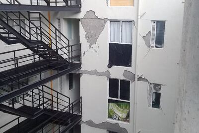 A punto de colapsarse, edificio Vertical Home