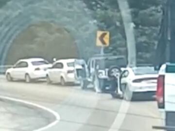 4 videos de la balacera con armas largas que paralizó la México-Cuernavaca
