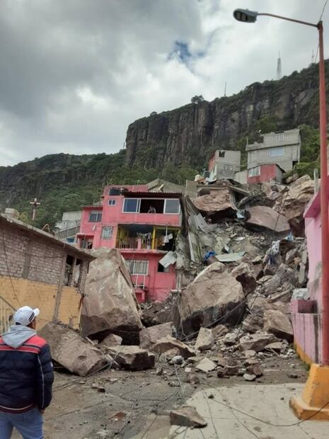 Se desgaja el Cerro del Chiquihuite; se reportan 10 desaparecidos y un muerto