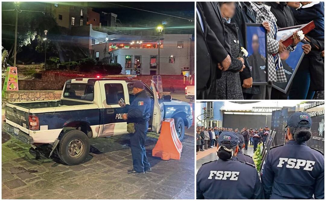 Familiares y compañeros despiden a los oficiales que son blanco del crimen organizado, que atenta contra ellos mientras están en servicio o de descanso. Foto:Esepcial (03/01/2025)