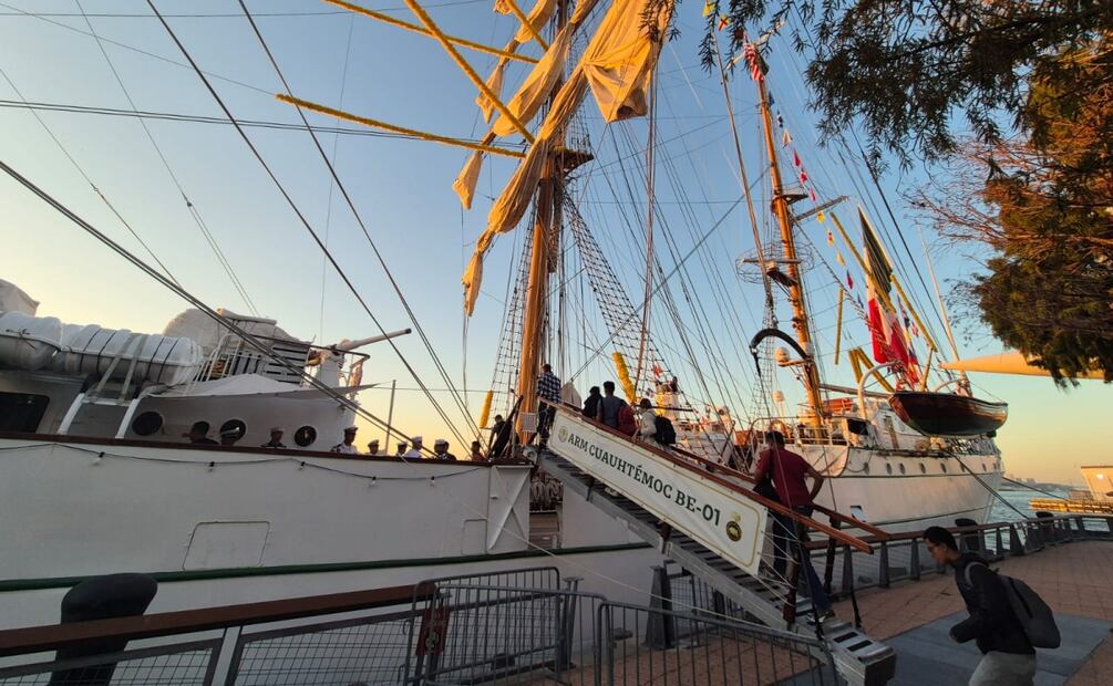 Buque Escuela Cuauhtémoc regresa a México (3/10/2025). Foto: Especial