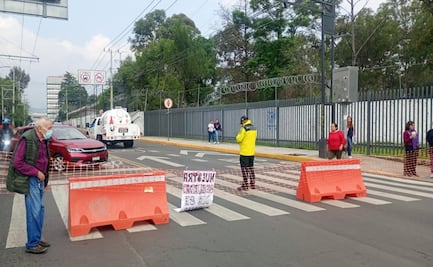 Cablebús genera inconformidad; vecinos bloquean avenida del Imán en Coyoacán