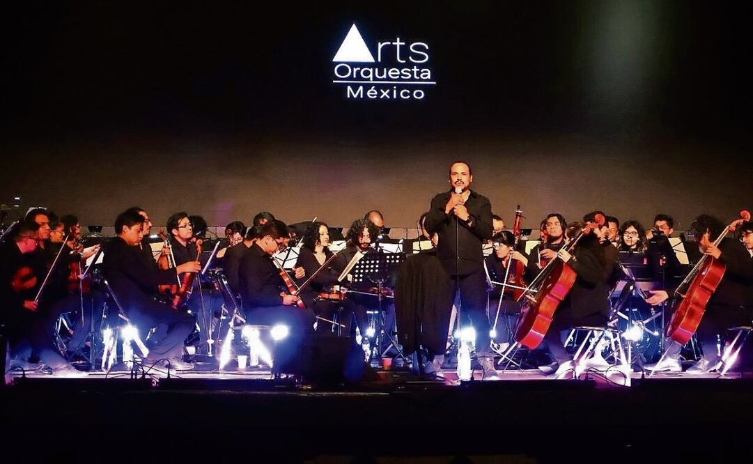 Más de 50 músicos conforman la orquesta. Foto: Arts Orquesta MX