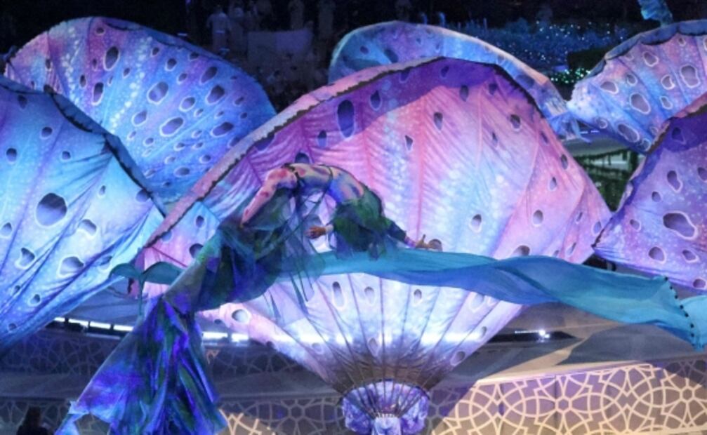 En fotos, la extravagante ceremonia de inauguración de la Expo 2020 en Dubai