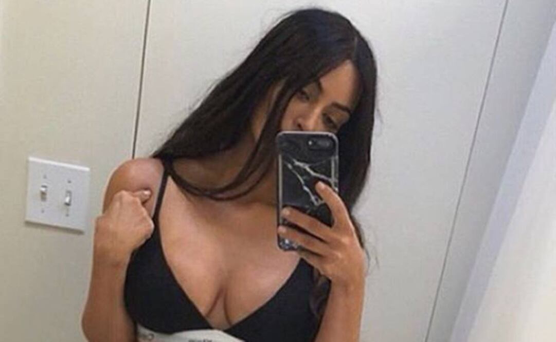 Kim Kardashian posó desnuda  FOTO: INSTAGRAM