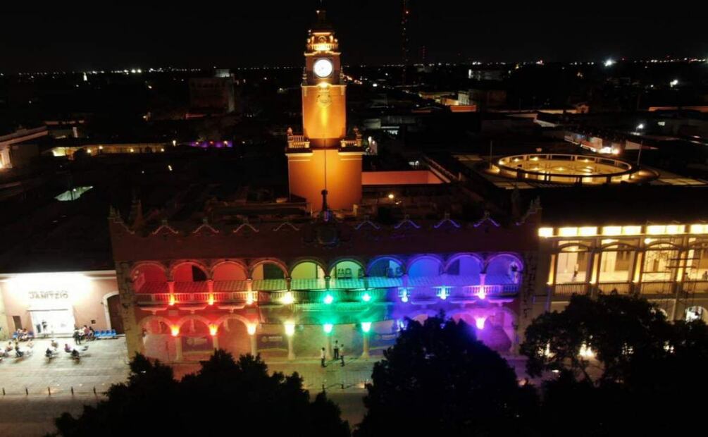 Mes del Orgullo LGBTI+ en Mérida, Yucatán (07/06/2025). Foto: X (@CeciliaPatronL)
