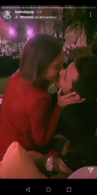El sexy look de Belinda con el que celebró su aniversario con Nodal