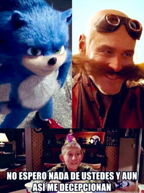 Tras críticas al tráiler, cambiarán diseño de Sonic en la película