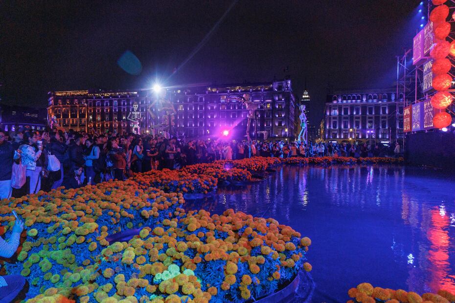 Mega Ofrenda en el Zócalo de la CDMX. Foto: Yaretzy M. Osnaya EL UNIVERSAL